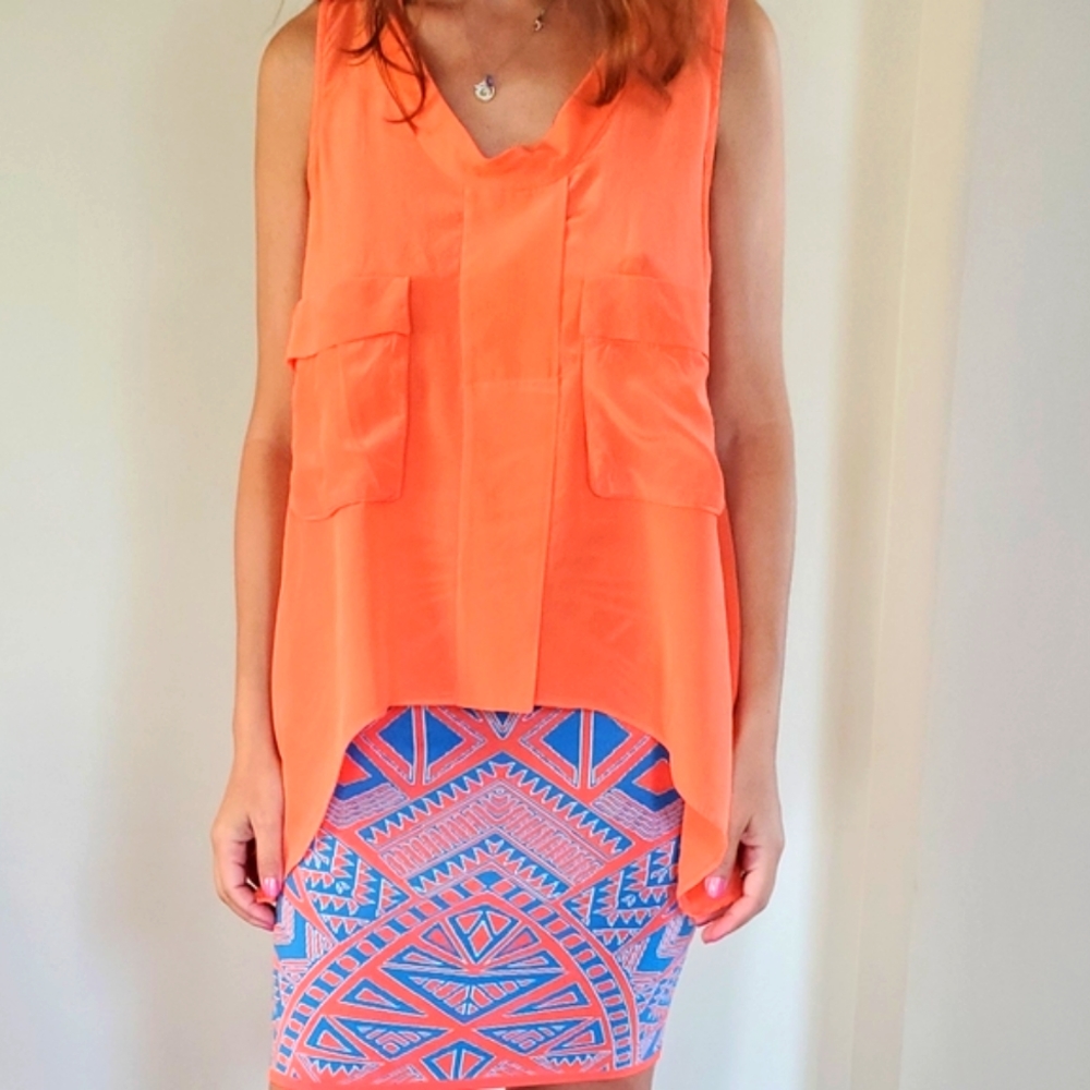 BCBG Silk Shirt